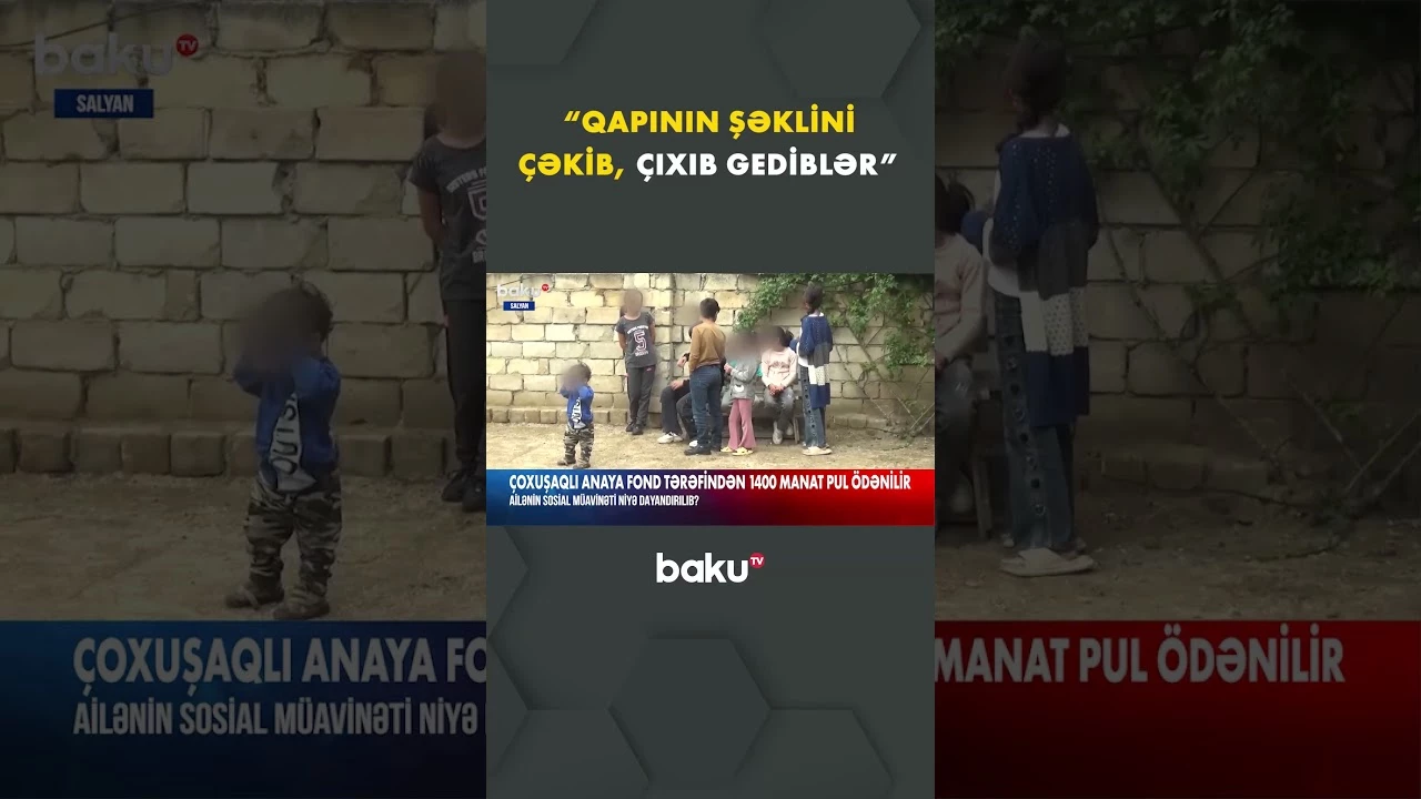 Salyanlı ailə çıxılmaz vəziyyətdə - Baku TV