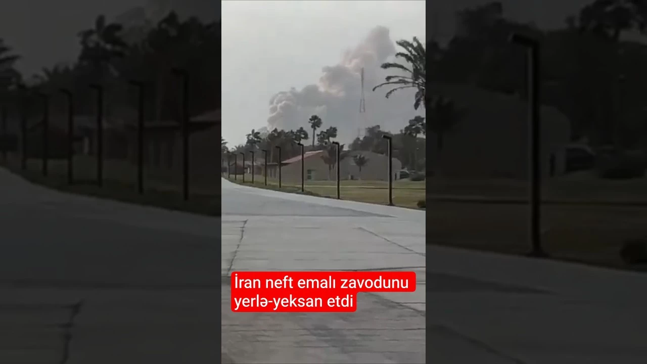 İran Səudiyyə Ərəbistanında neft emalı zavodunu vurdu - Baku TV