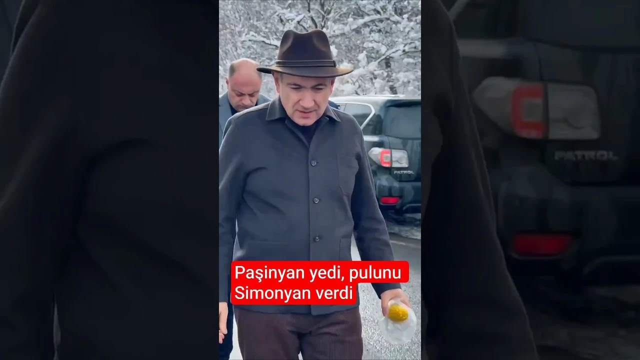 Paşinyan bu dəfə qarğıdalı yedi, pulunu isə Simonyandan aldı - Baku TV