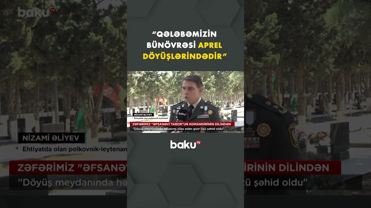 "Əfsanəvi tabor"un komandiri Nizami Əliyevin dilindən zəfər yolumuz - Baku TV