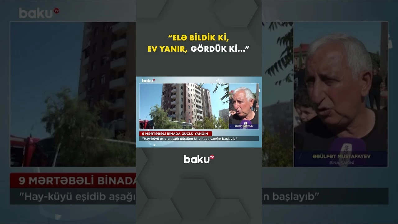 Hadisə şahidi hər şeyi danışdı - Baku TV