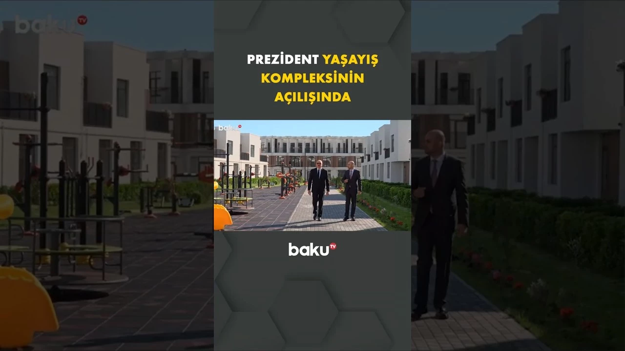 İlham Əliyev Zəngilan şəhərində sakinlərlə görüşüb - Baku TV