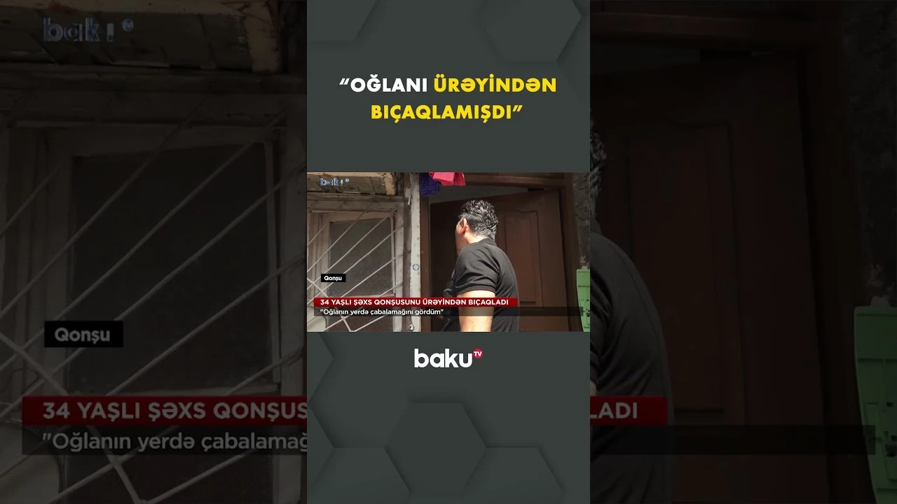 Qonşusuna ölümcül zərbə endirdi - Baku TV