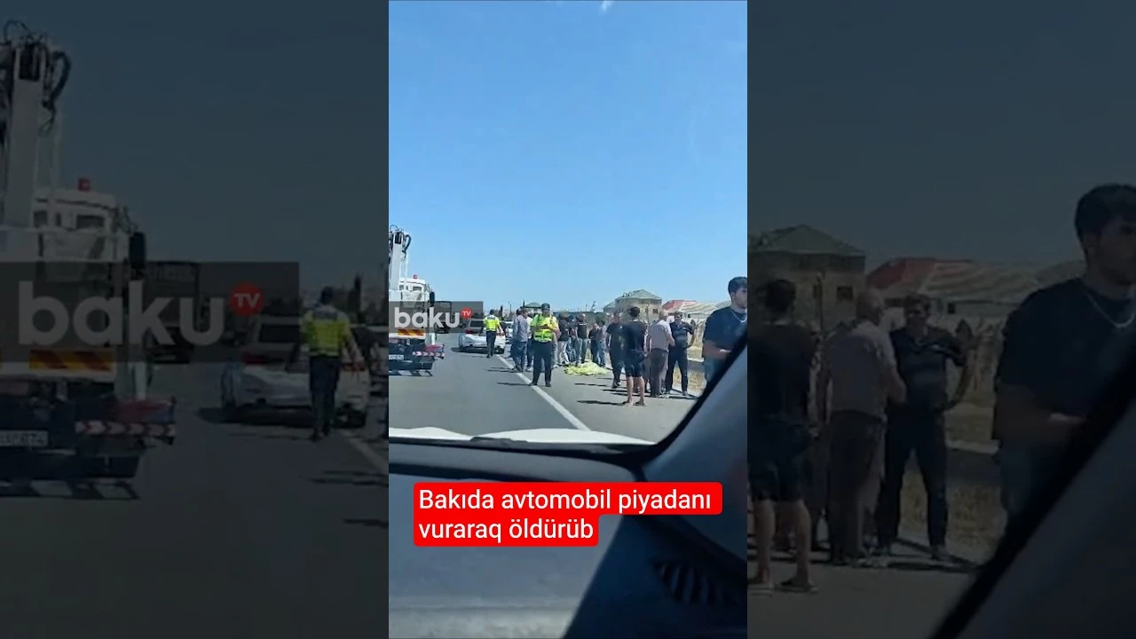 Bakıda Müşfiqabad ərazisində avtomobil piyadanı vuraraq öldürüb - Baku TV