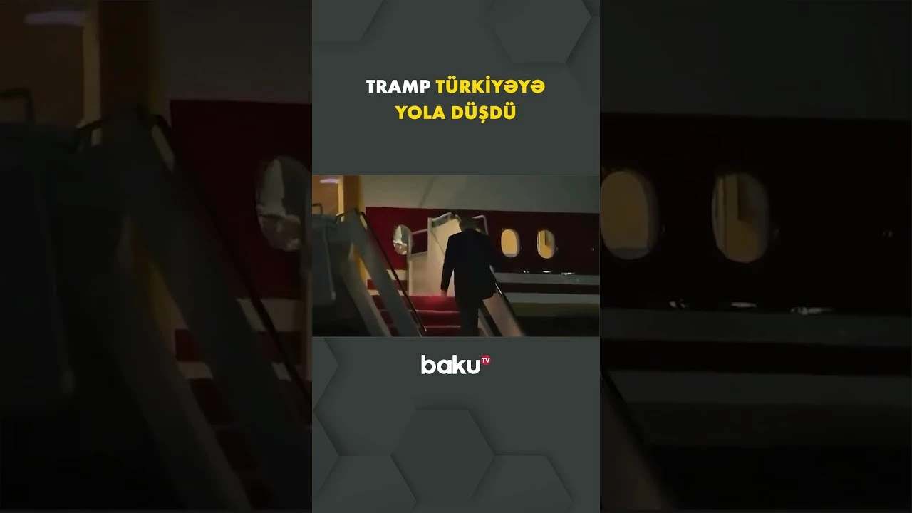 Donald Tramp Türkiyəyə yola düşüb - Baku TV