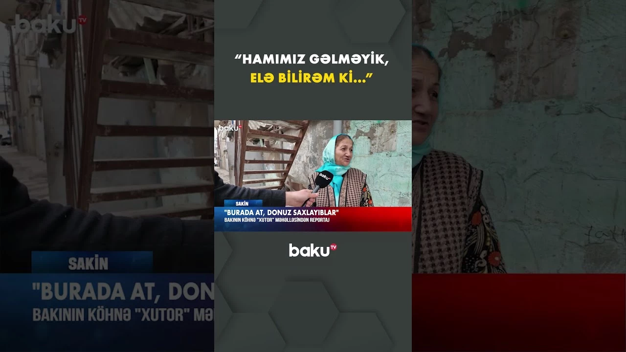 “Xutor”da sakinlər görün necə yaşayır - Baku TV