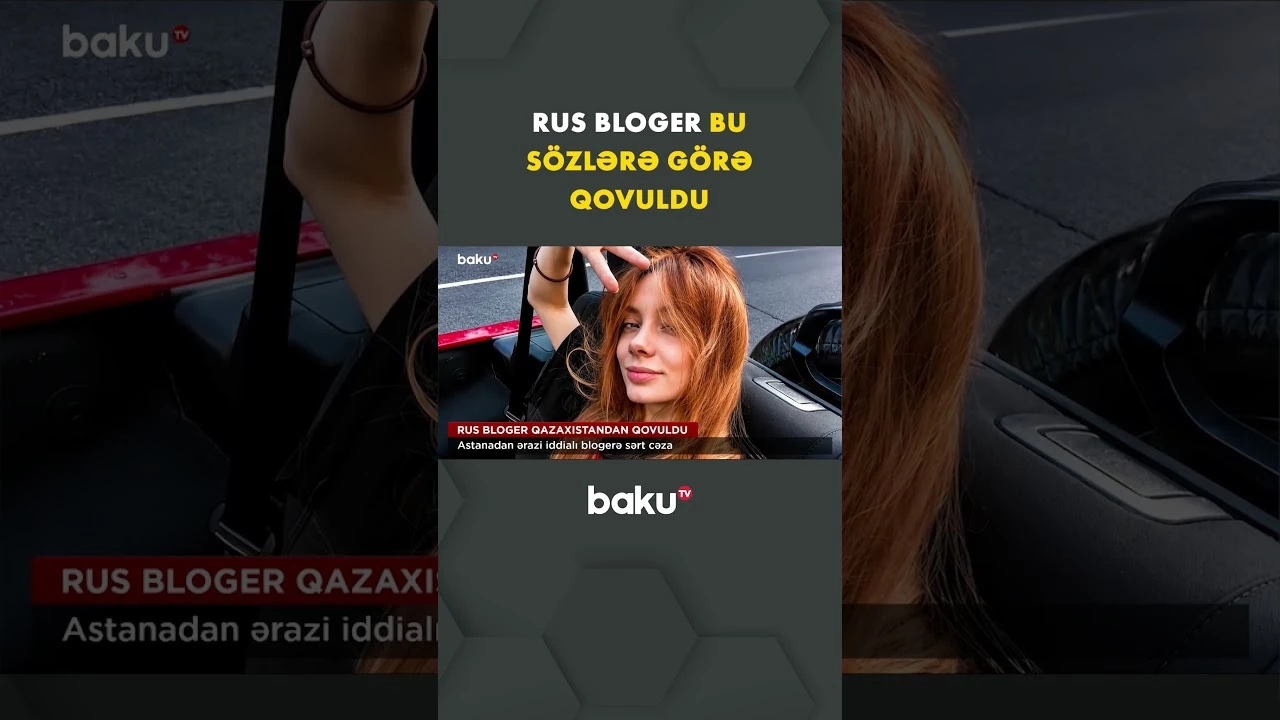 Qazaxıstanda qalmaqallı hadisə | Rus blogerin ifadələri qəzəb yaratdı - Baku TV