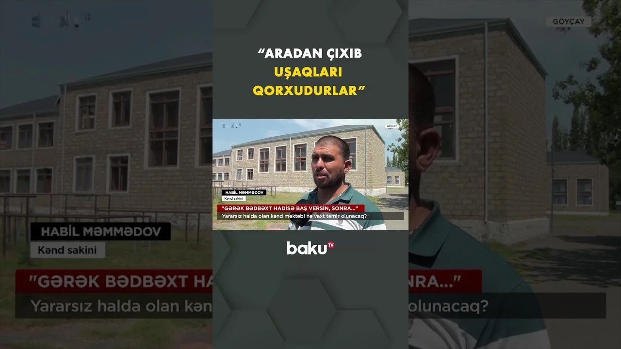 Kənd sakinlərini təşvişə salan problem - Baku TV
