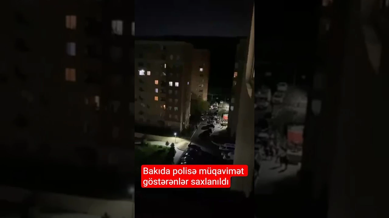 Bakıda əməliyyat zamanı polisə müqavimət göstərən şəxslər saxlanılıb - Baku TV