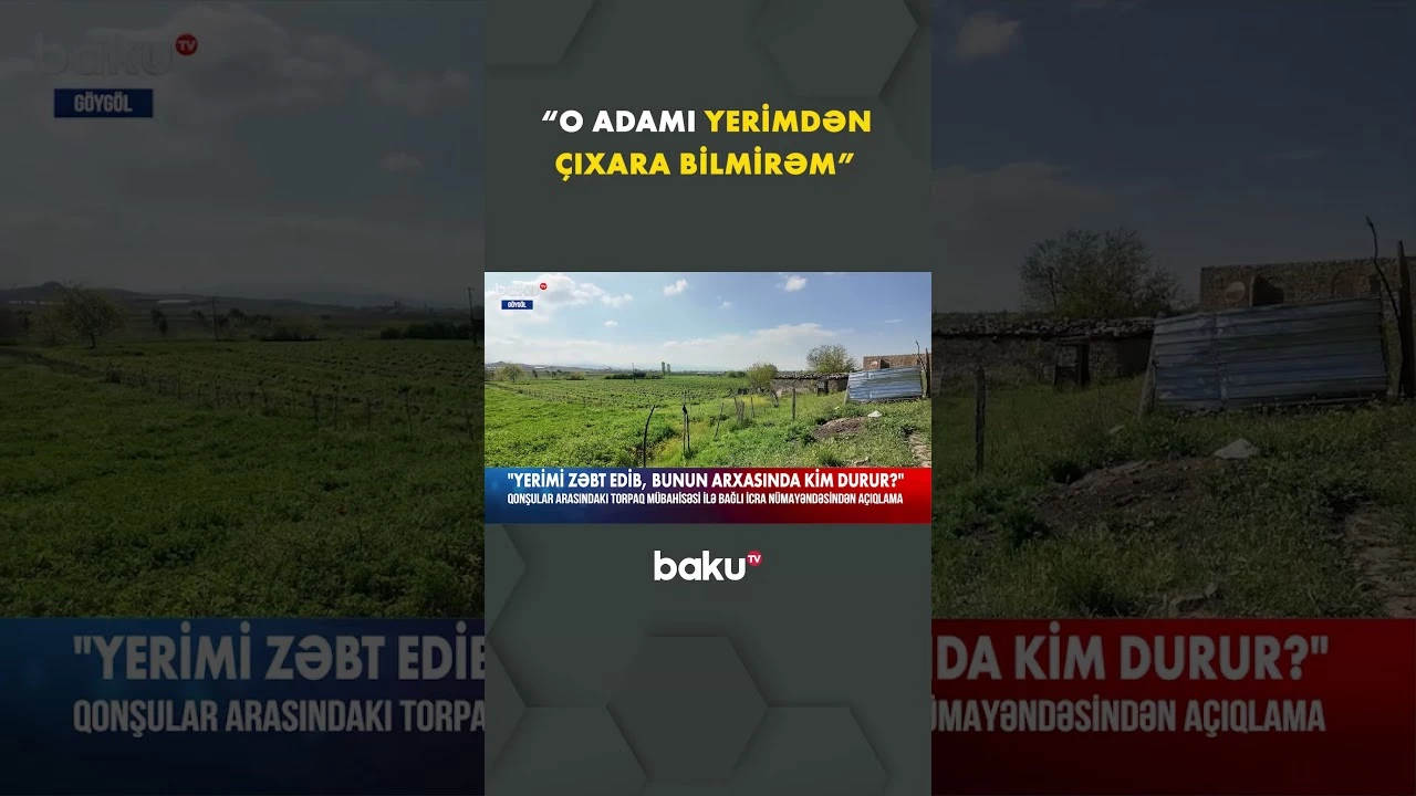 Göygöl sakini imdad dilədi - Baku TV