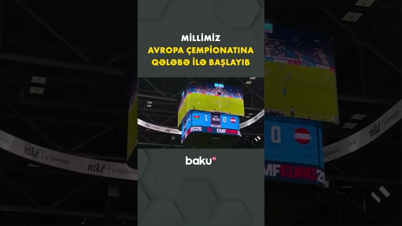 Millimiz Avropa çempionatına qələbə ilə başlayıb - Baku TV