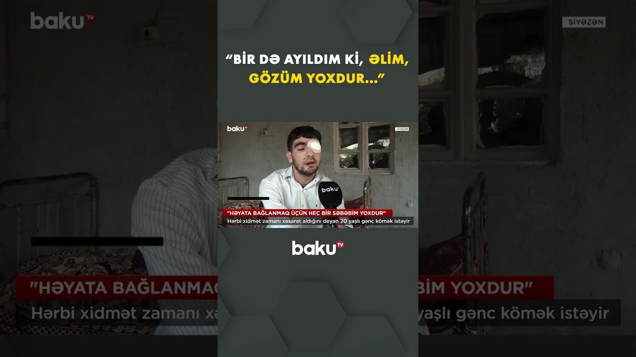 Bir gəncin həyatı elə alt-üst oldu ki... - Baku TV