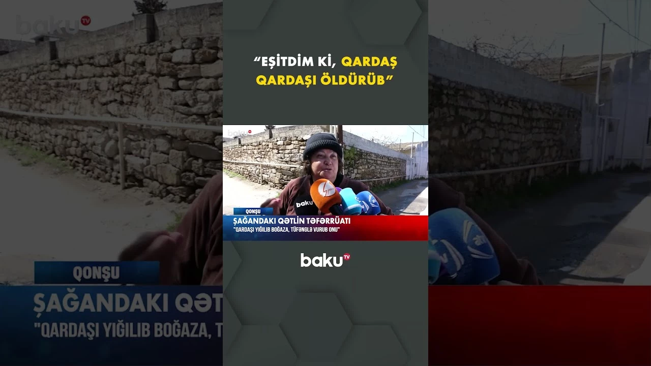 Şağanda qandonduran hadisə - Baku TV