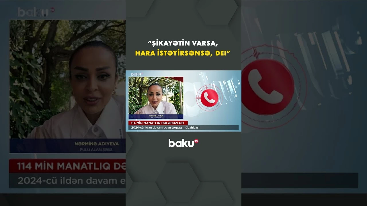 Torpaq almaq başına bəla oldu... - Baku TV