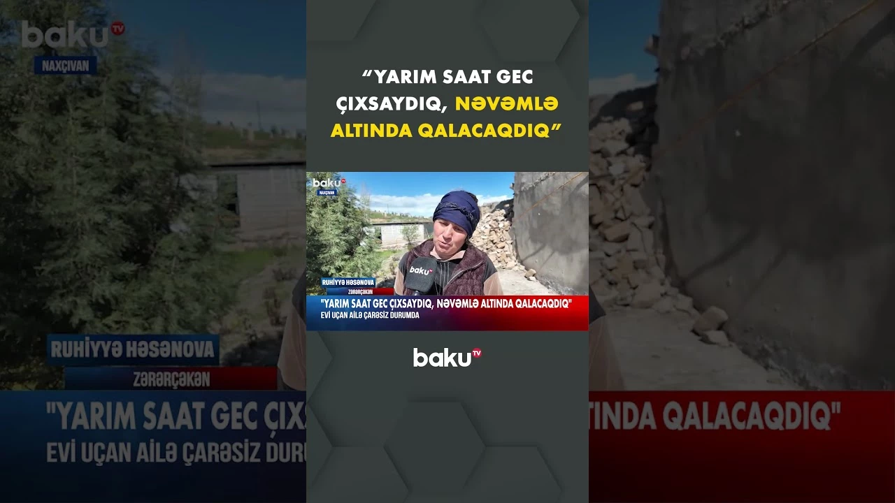 Naxçıvanda dəhşətə gətirən hadisə - Baku TV
