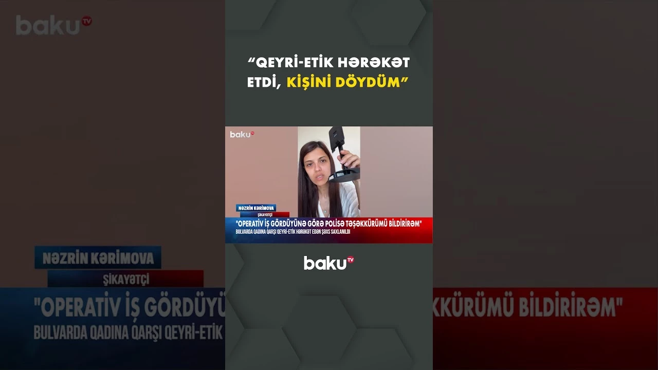 “O manyak tapıldı” | Bulvarda qadına qarşı qeyri-etik əməl törədən şəxs nələr danışdı? - Baku TV