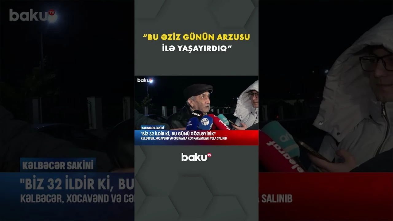 Doğma yurduna qayıdan Kəlbəcər sakini danışdı - Baku TV