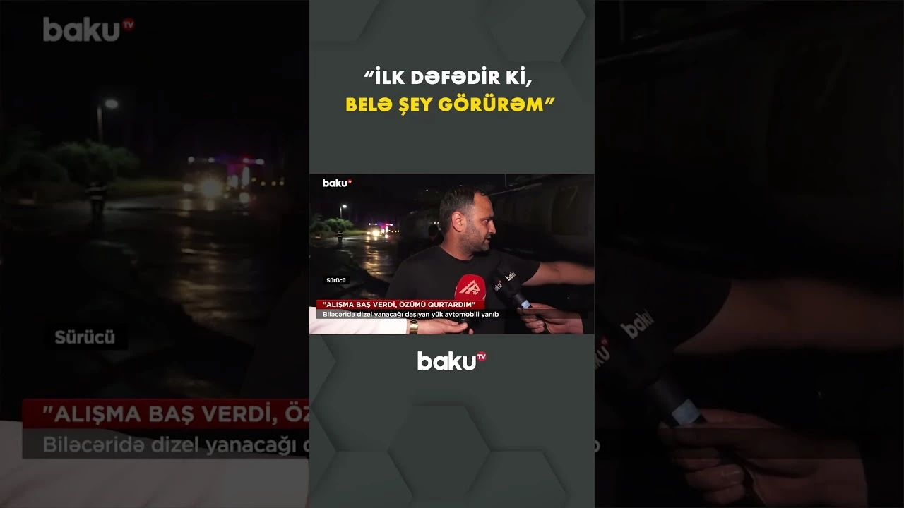 Biləcəridə dəhşətli hadisə yaşandı - Baku TV