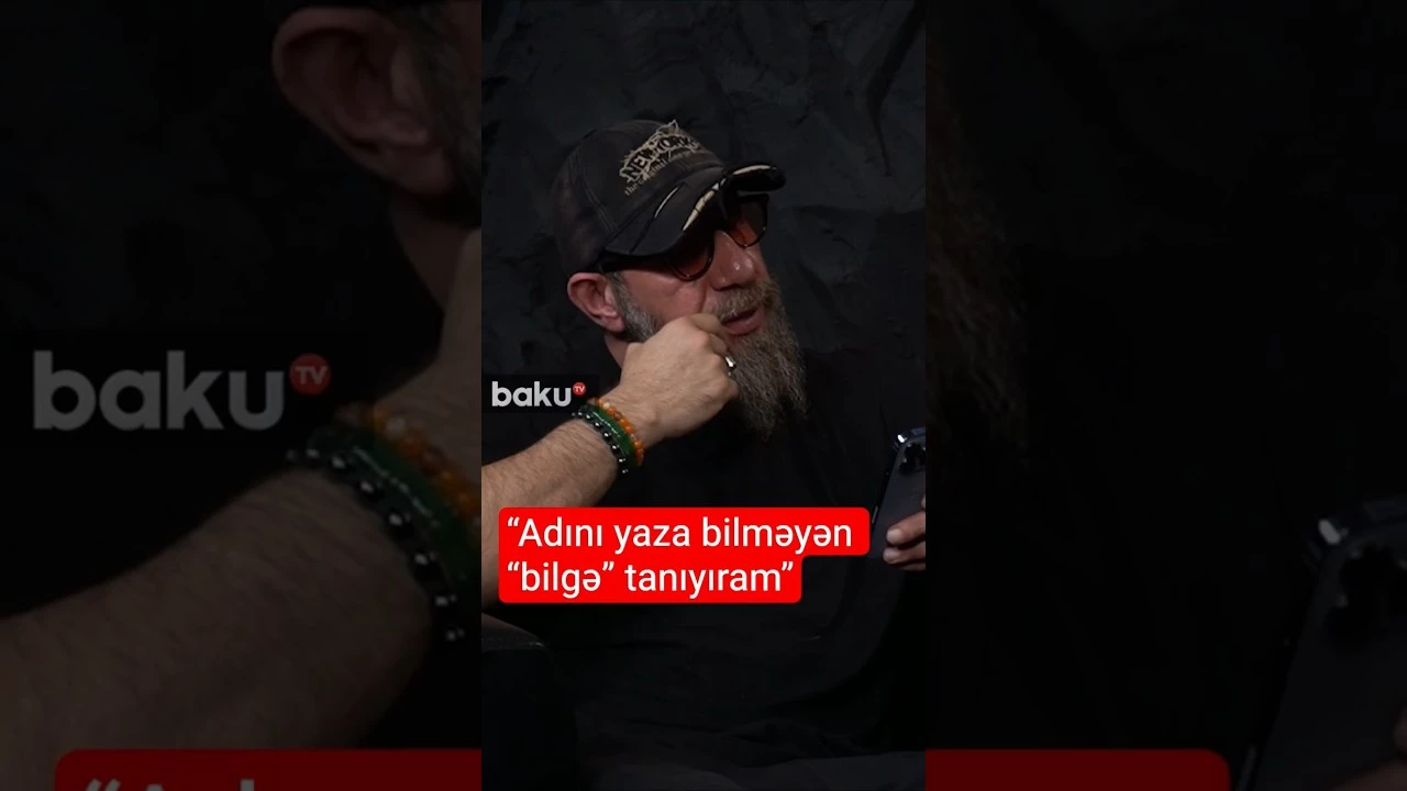 “Adını yaza bilməyən “bilgə” tanıyıram” - Baku TV