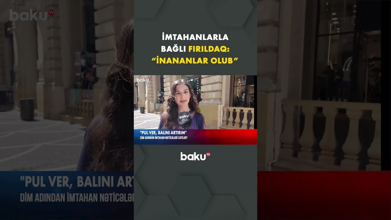 DİM-in adından imtahan sualları satılır? - Baku TV