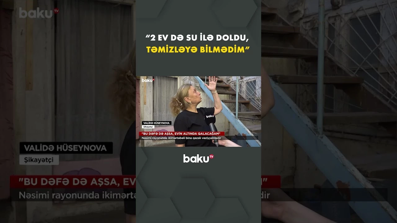 Bina sakinləri çıxılmaz durumda - Baku TV