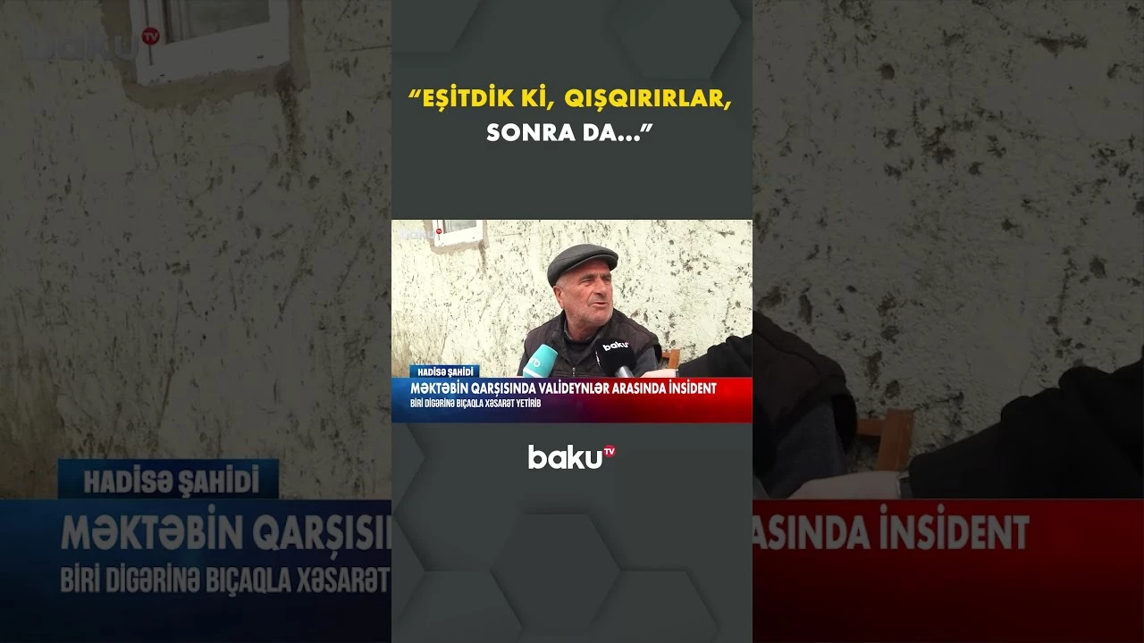 Nərimanovda qandonduran hadisə - Baku TV