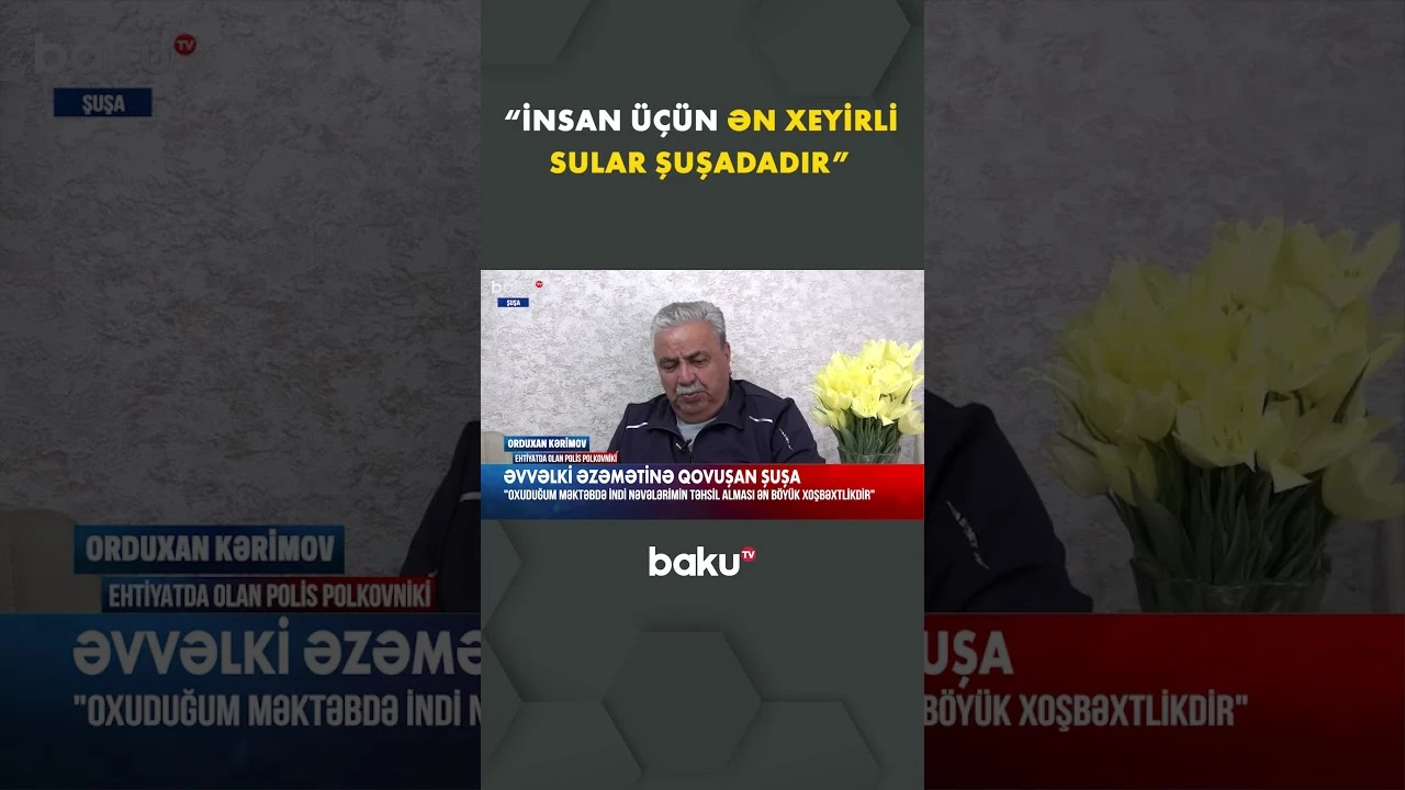 Şuşalı ailənin evindən reportaj - Baku TV