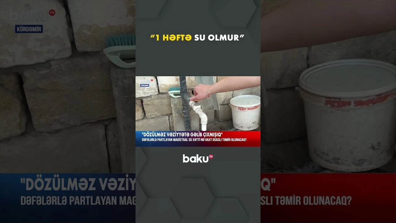 "Su həyatdır, su da olmayandan sonra..." | Kürdəmir sakini - Baku TV