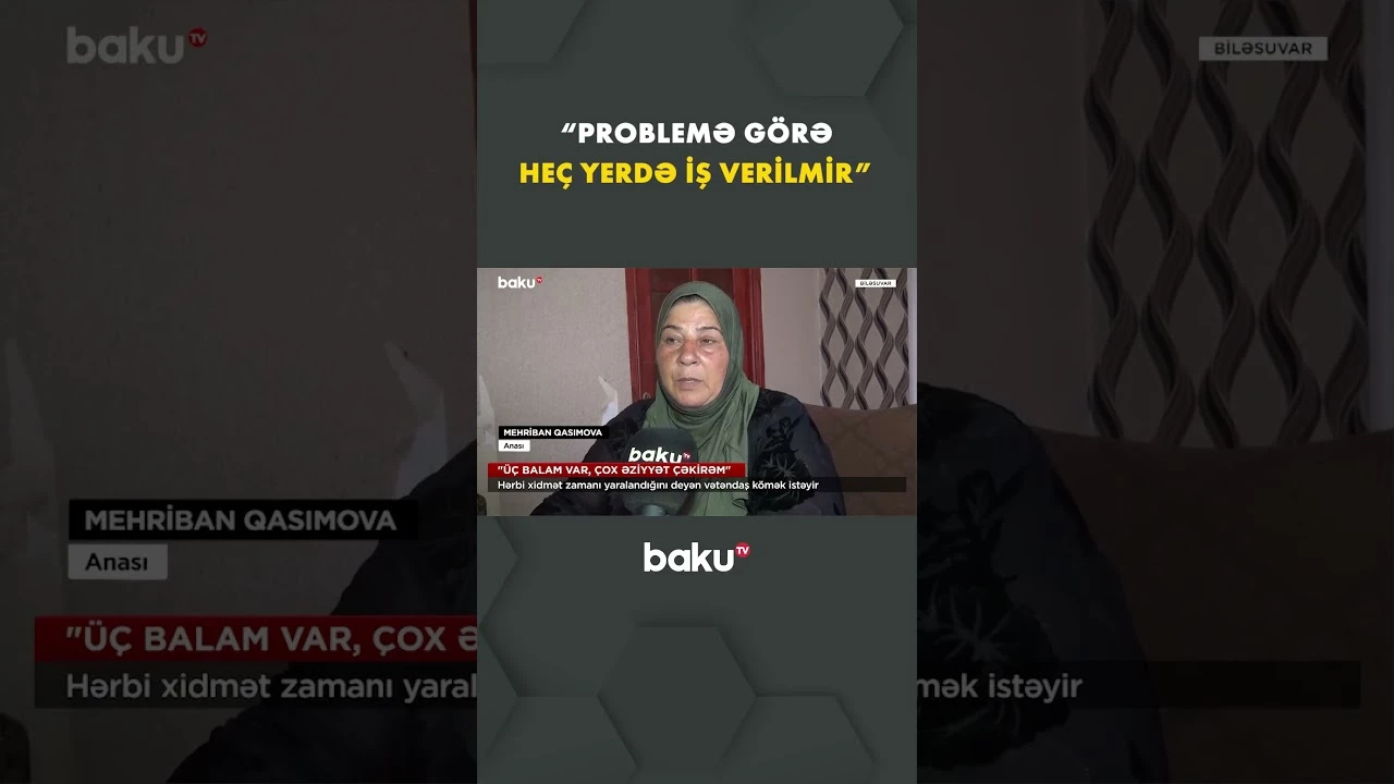 Biləsuvarlı ailə görün hansı vəziyyətdədir - Baku TV