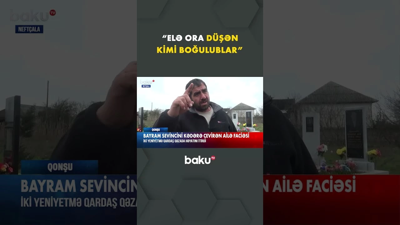 Faciəvi qəzada həlak olan yeniyetmələrin qonşusu - Baku TV