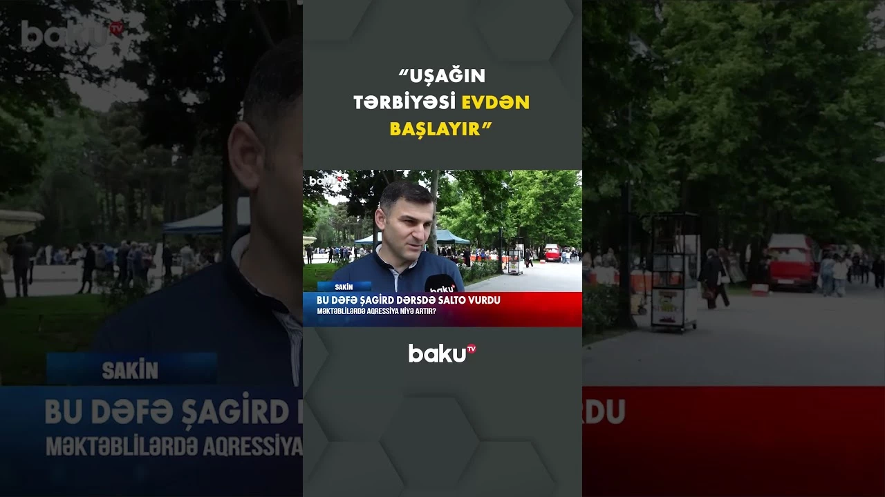 Şagird məktəbdə etdiyi hərəkətlə gündəm yaratdı - Baku TV