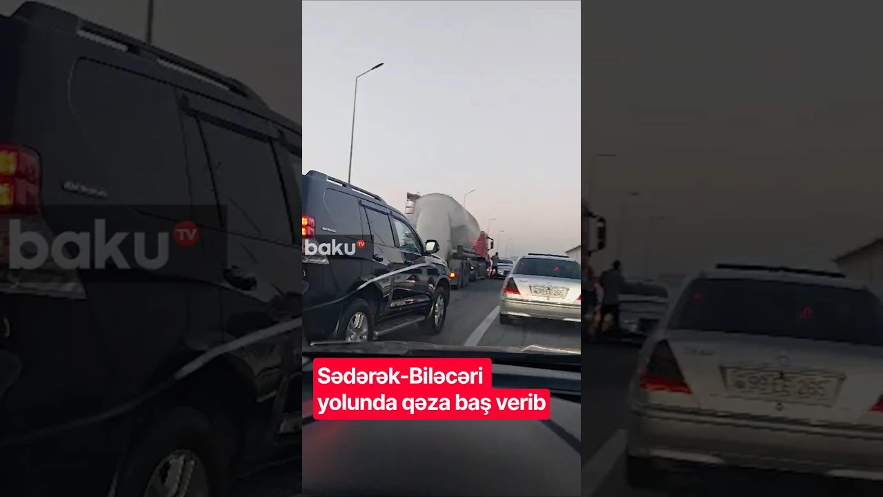 Sədərək-Biləcəri yolunda qəza baş verib - Baku TV