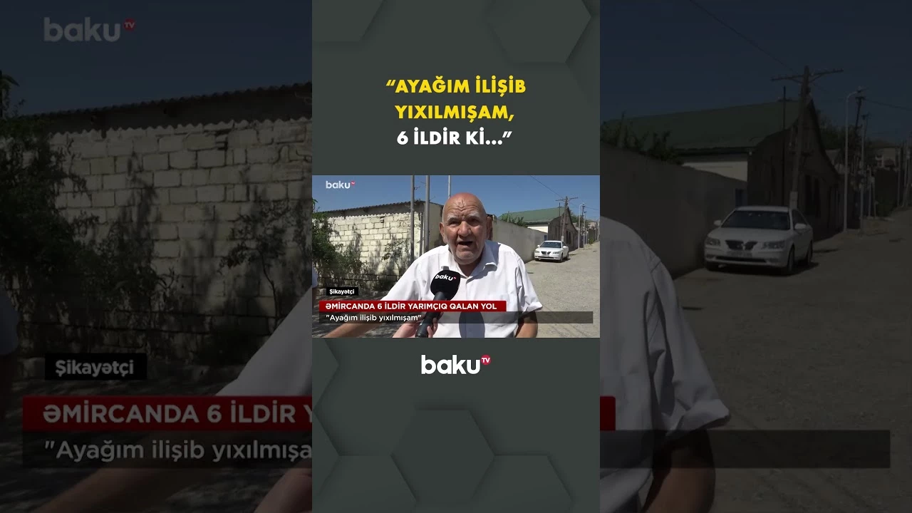 Yol var, amma 6 ildir tamamlanmır - Baku TV