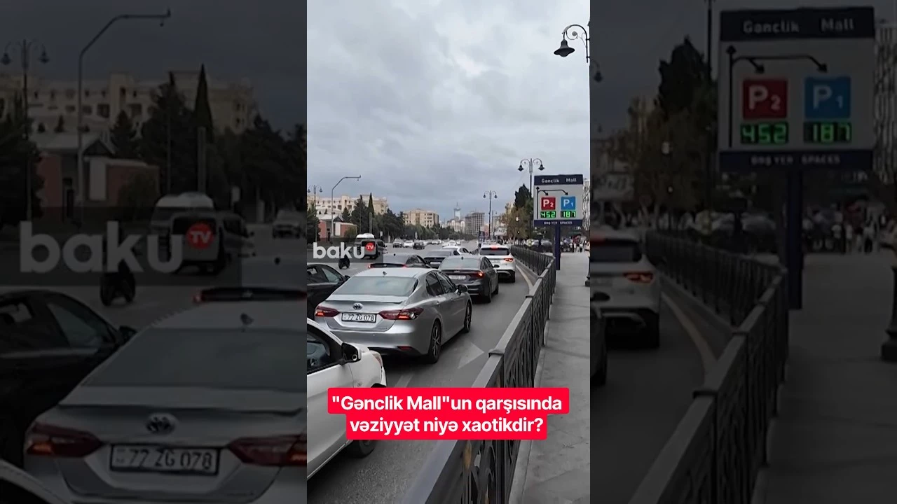 Piyada işıqforu problemləri artırır? - "Gənclik Mall"un qarşısında tıxacın əsl səbəbi - Baku TV