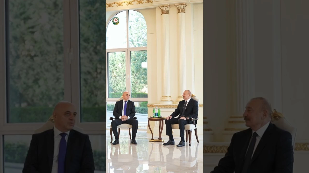 İlham Əliyev Gürcüstanın ölkəmizdə yeni təyin olunmuş səfirini qəbul edib - Baku TV