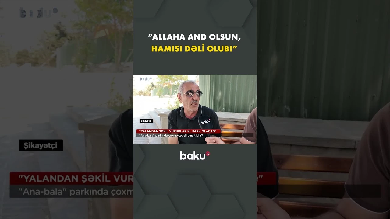 Sakinlərdən sərt etiraz - Baku TV