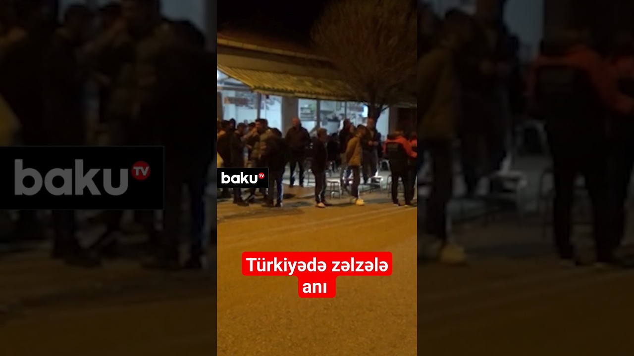 Türkiyədə yer yerindən oynadı | İnsanlar təşviş içində