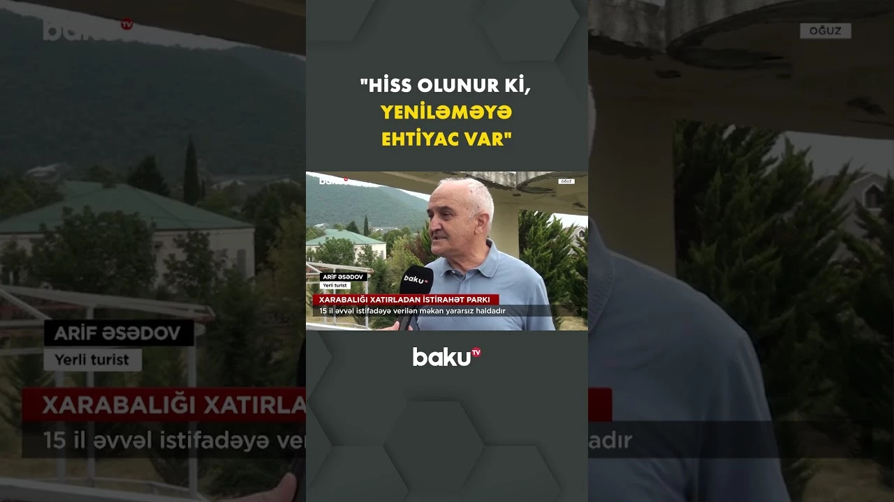 "Burada yaşamıram, qonağam" | İstirahətə gəlmək istəytən qonaqlar bu mənzərədən qaşırlar - Baku TV