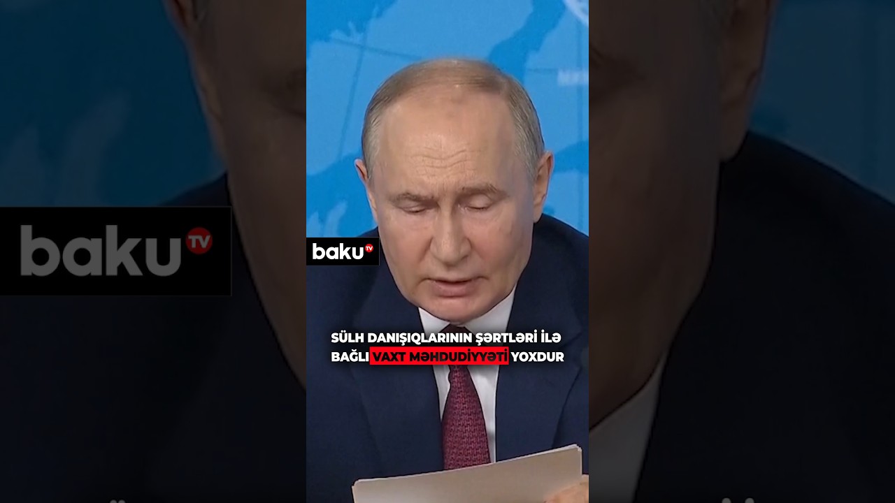 Putin Ukraynaya şərt qoydu | Peskov təcili xəbərdarlıq etdi