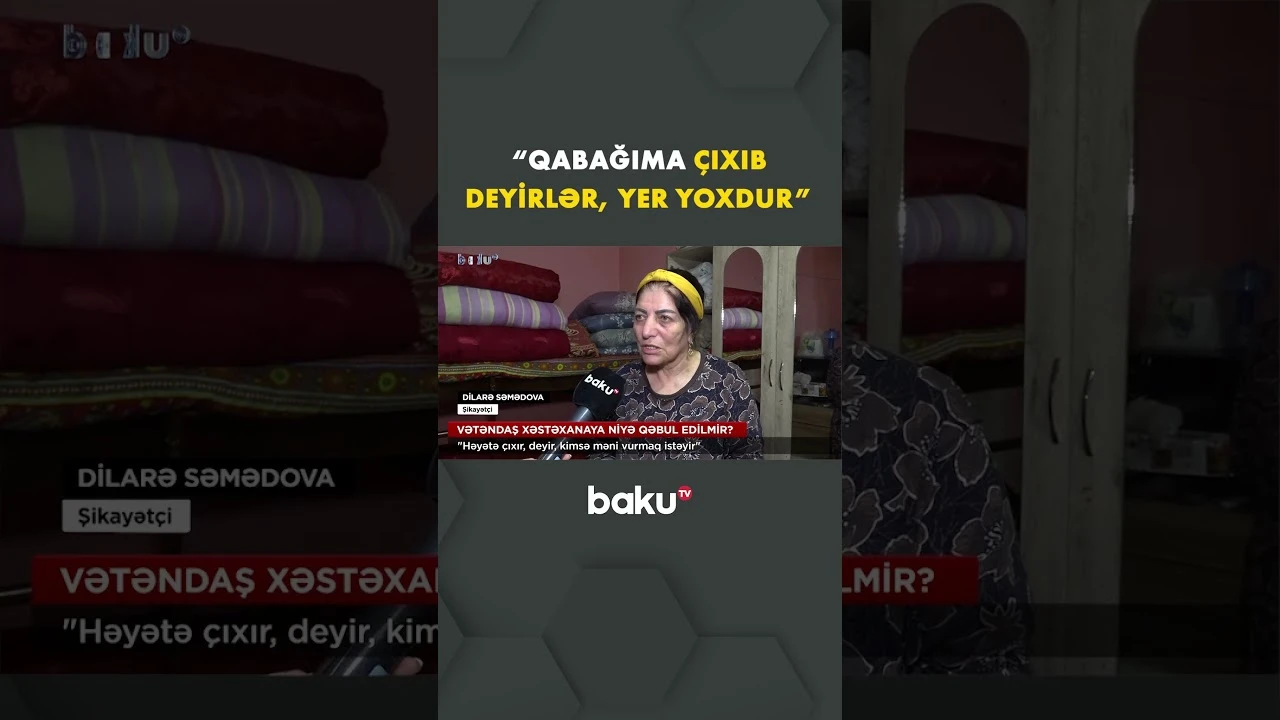 "Qabağıma çıxıb deyirlər, yer yoxdur" - Baku TV