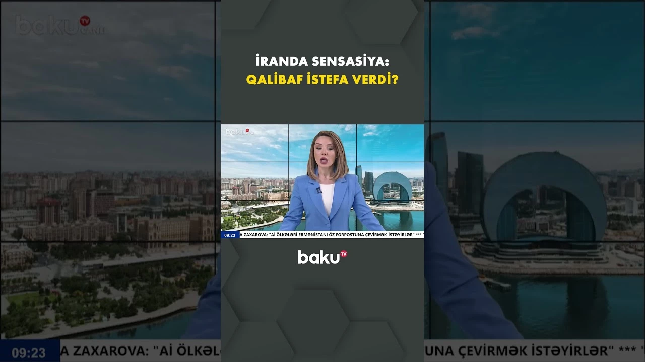 İrana səs salan xəbər | Qalibafın istefası ilə bağlı iddialara rəsmi cavab - Baku TV