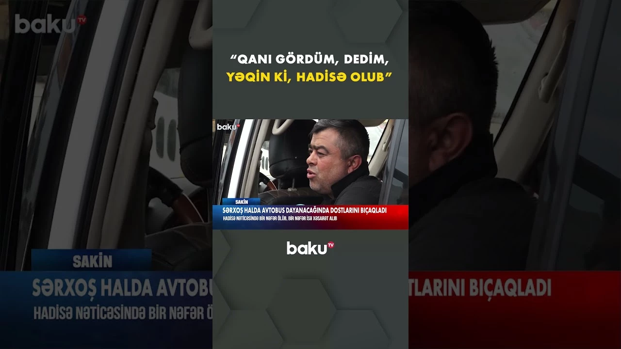 Sabunçuda qanlı hadisə ölümə səbəb oldu - Baku TV