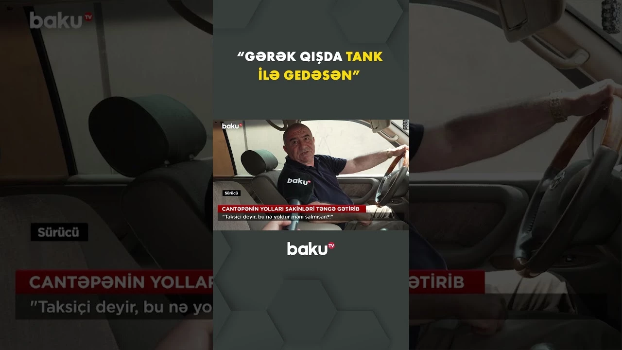 Cəntəpə sakinləri illərdir yol problemindən əziyyət çəkir - Baku TV