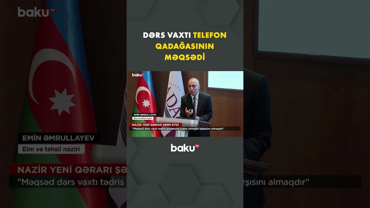 Nazir dəyişiklikləri şərh etdi - Baku TV