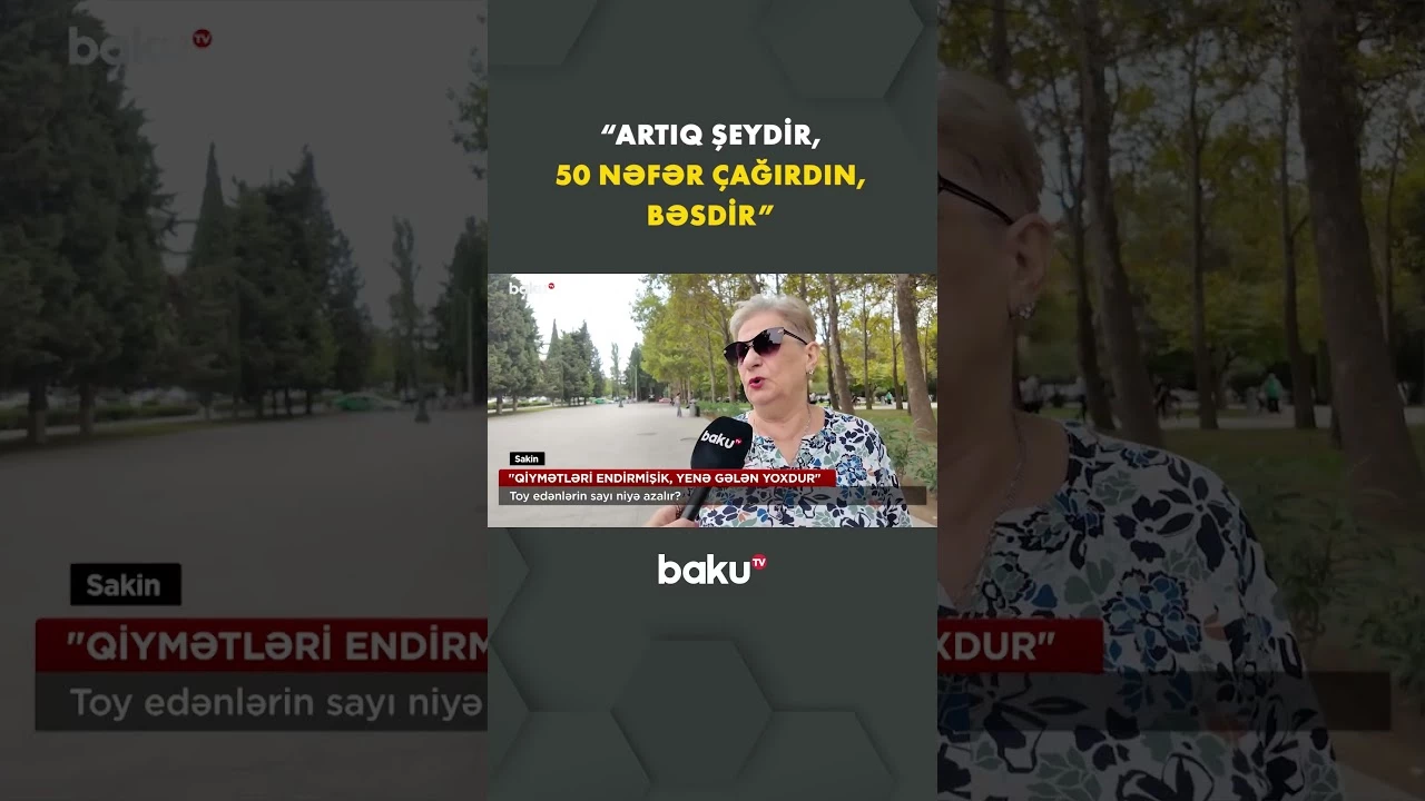 Toya maraq niyə bu qədər azalıb? - Baku TV