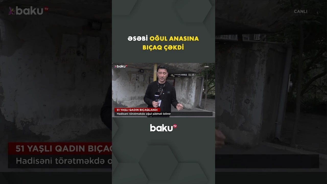 Xətaidə oğul 51 yaşlı ananı xəstəxanalıq etdi - Baku TV