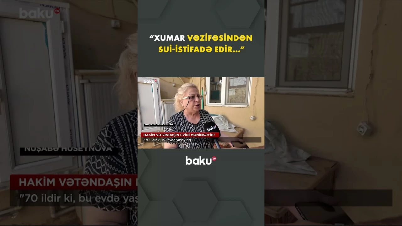 Hakim vətəndaşın evini mənimsəyib? - Baku TV