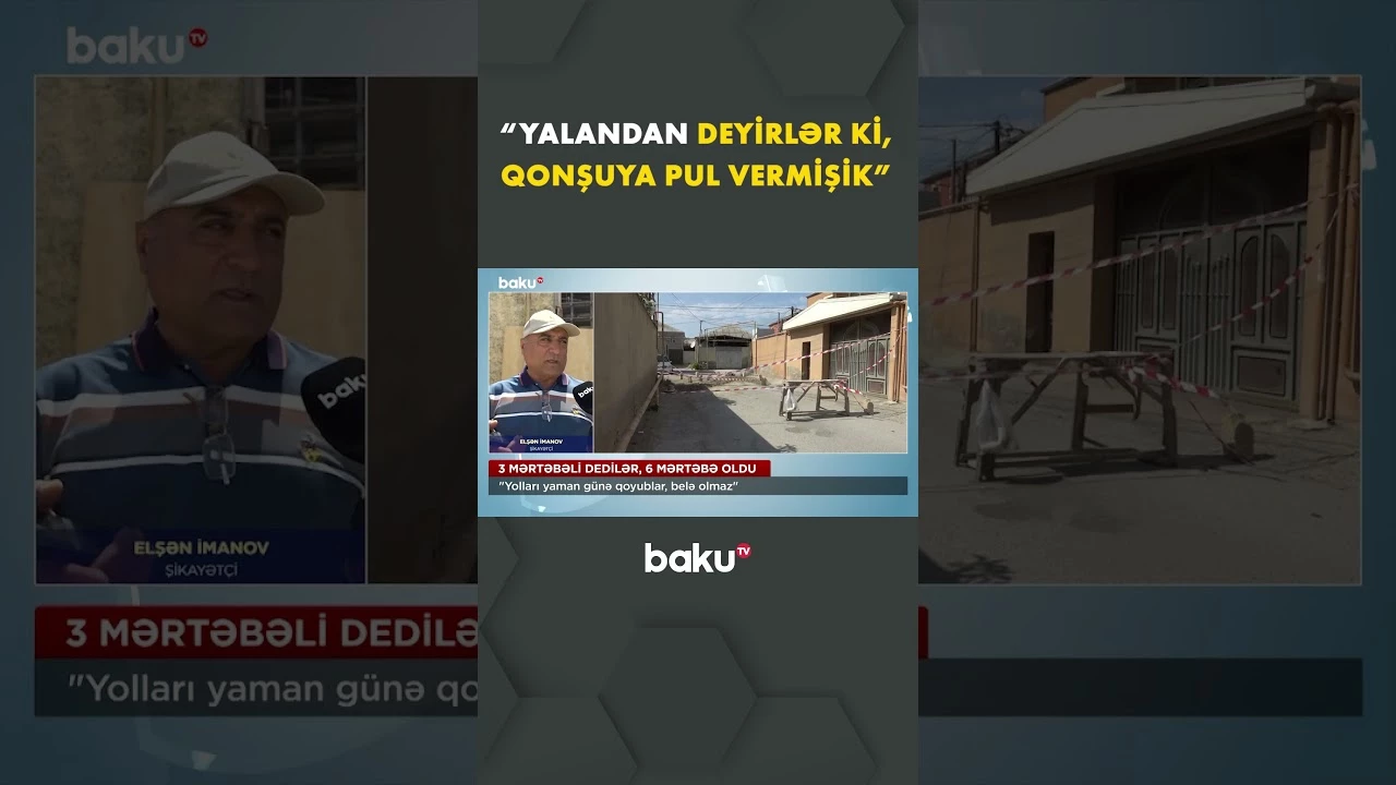 Masazır sakinləri təhlükə ilə üz-üzə - Baku TV