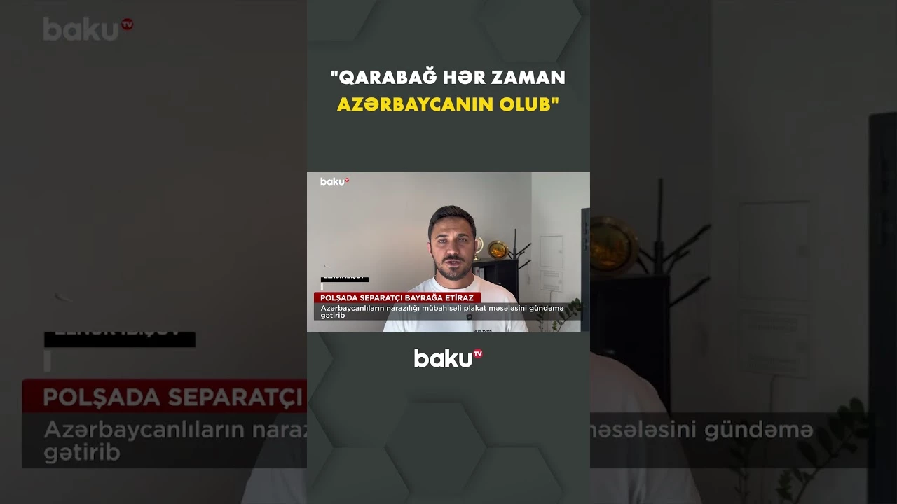 "Məktubda qeyd etdim ki..." | Həmyerlimizdən separatçı bayrağa etiraz - Baku TV