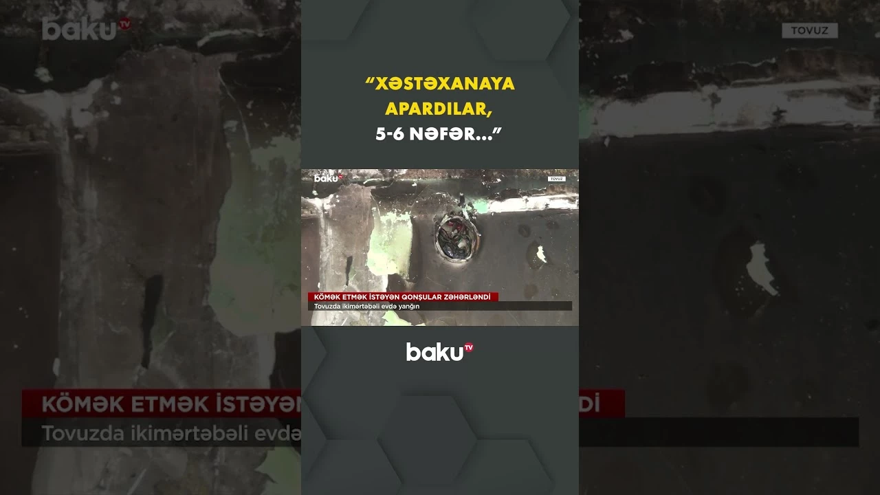 Tovuzda baş verən yanğının təfərrüatı - Baku TV